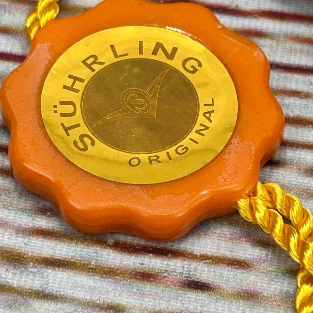 Stuhrling Original Ladies Pink Leather Watch Mother of Pearl Love Heart Dial NIB